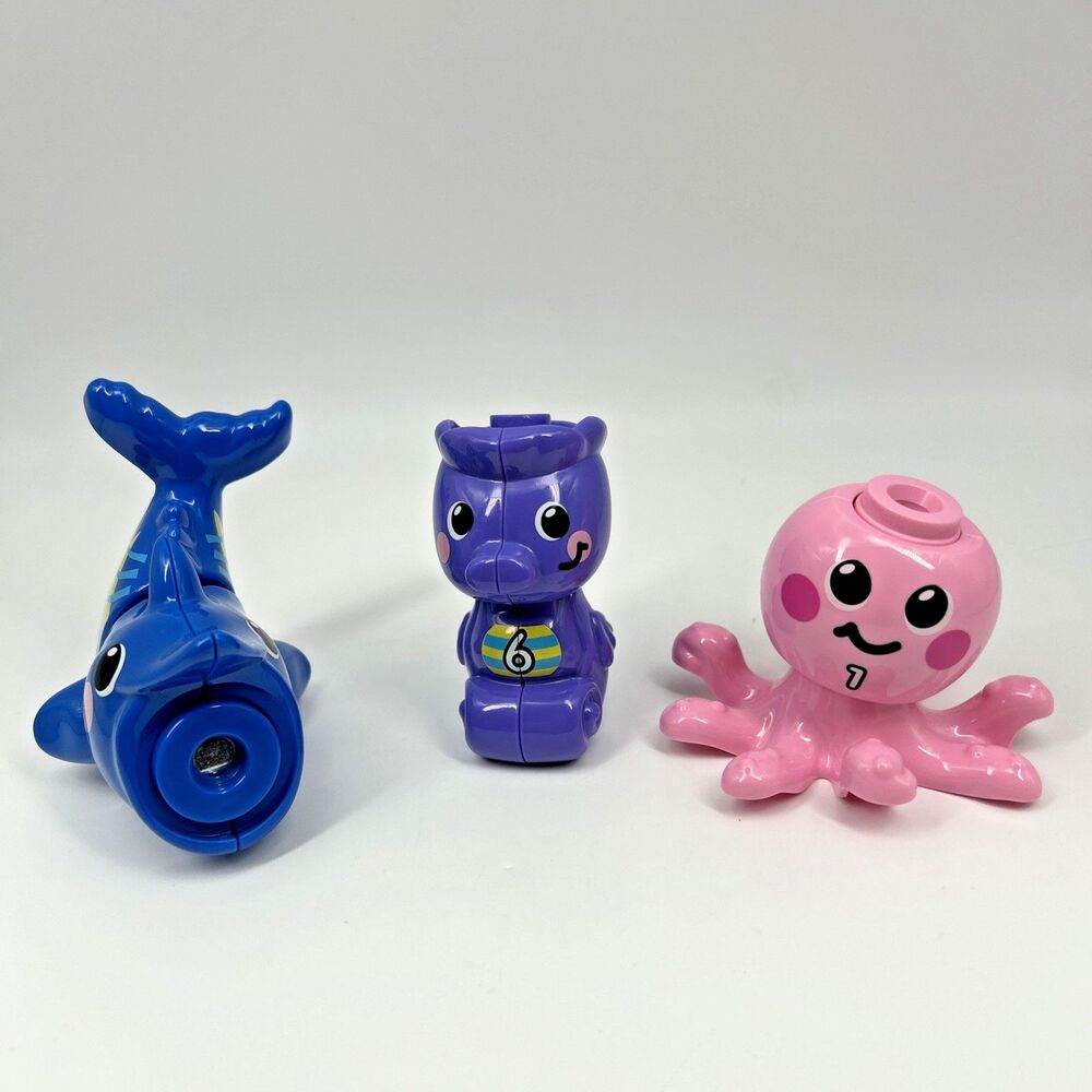 VTech Jiggle and Giggle Fishing Set Replacement Sea Creatures Lot - #1 #3 #6